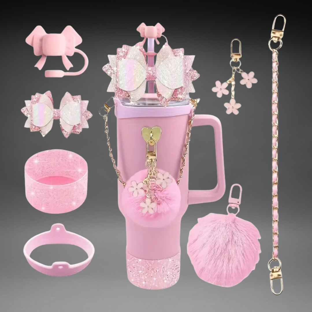 Stanley cup accessories (pink)
