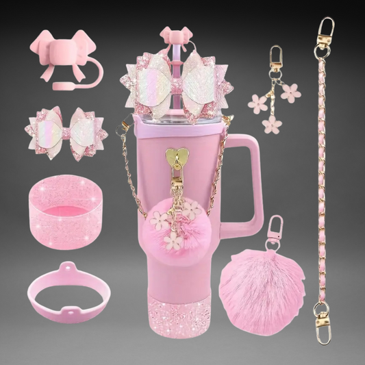 Stanley cup accessories (pink)
