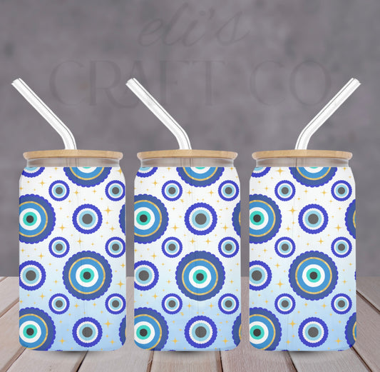 16 oz frosted glass tumbler