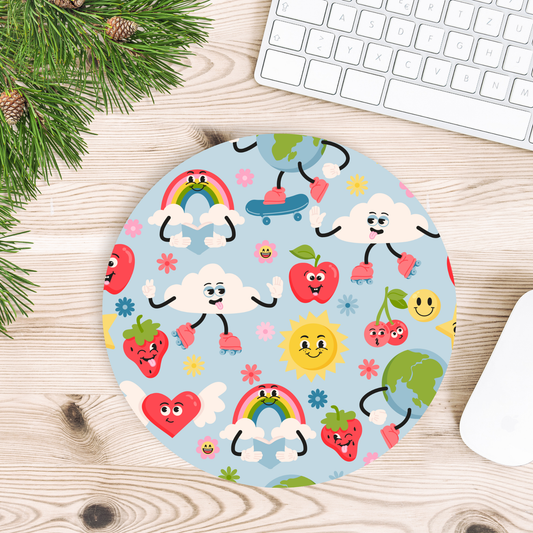 Happy thoughts mouse pad